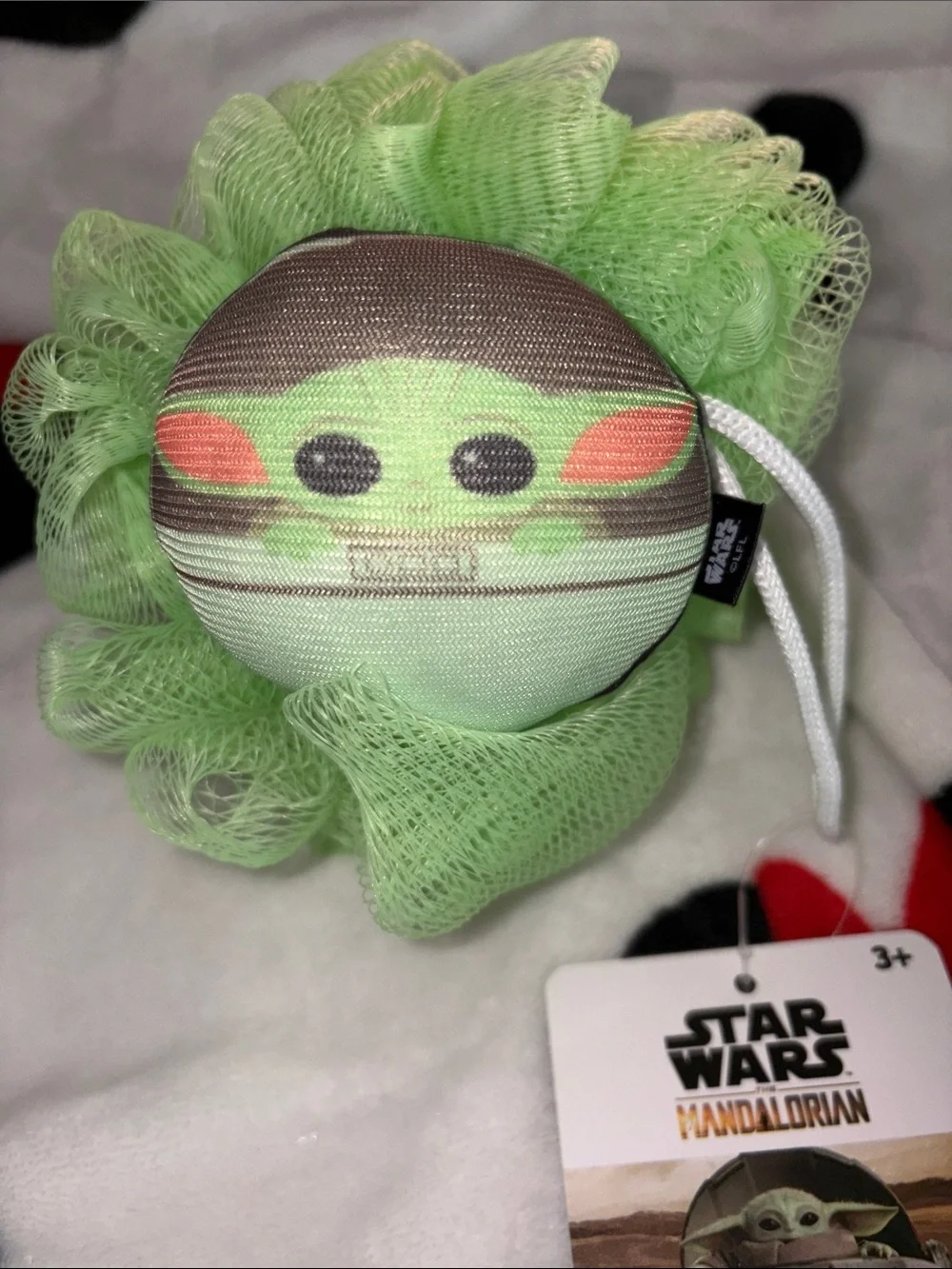 4/$20 bundle Star Wars The Mandalorian Grogu Bath Pouf - Green